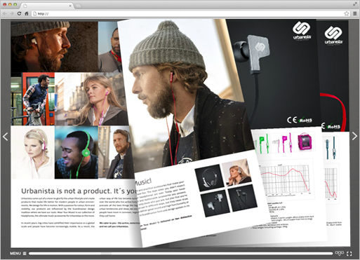 Online flipping book